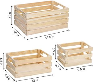 Et de 3 rates ustic ooooden est, tasas de esting con andandles ececorativo, tasa de ox ooooden tortorage Ox para ititchen - Product Image 2