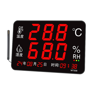 RS485 Salida Modbus Termómetro digital Higrómetro Controlador de temperatura y humedad Sensor Registrador de datos con sonda de metal