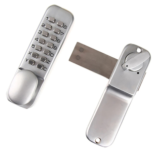 Chiave digitale con codice combinazione di accesso a pulsante serratura a pulsante meccanico per la casa lucchetto con chiusura interna - Product Image 2