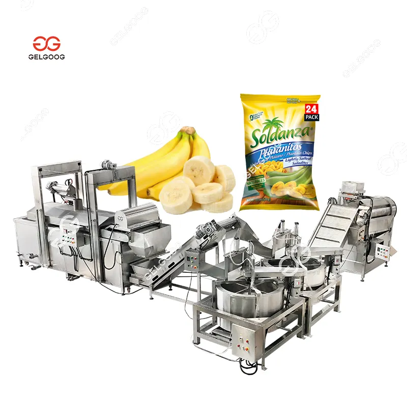 Ligne de Production commerciale de Snacks de plantes à petite échelle, friteuse de frites de bananes