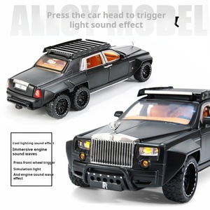 KMM 32322 tabanı ile akrilik kutu 1/32 Phantom Off-road geri çekin hiçbir ses Diecast araba oyuncak Metal araç modeli çocuk koleksiyonu - Product Image 4