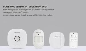 Sistema de seguridad para el hogar Detección de movimiento 120 dB Sirena Wifi Alarma Control remoto Sensor de movimiento Ventanas Puertas Sensor - Product Image 2
