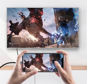 适用于Macbook Pro和iPad Pro以及三星移动和更多C型设备的4K 60hz USB C转视频音频HDMI适配器