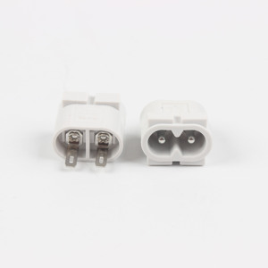 ขั้วต่อซ็อกเก็ต2A พร้อมปลั๊ก2-Hole 2-Pin 8-Shape DB-8ไฟ AC แบบฝังตัว C8ปลั๊กไฟ - Product Image 2