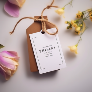 Etiqueta colgante de ropa personalizada de MOQ bajo/etiqueta de papel etiquetas cuadradas para ropa Etiqueta de ropa etiqueta de precio de ropa para paños - Product Image 2