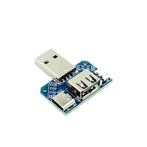 Scheda adattatore USB da maschio a femmina a Micro USB a tipo C 4P 2.54mm presa diretta - Product Image 2