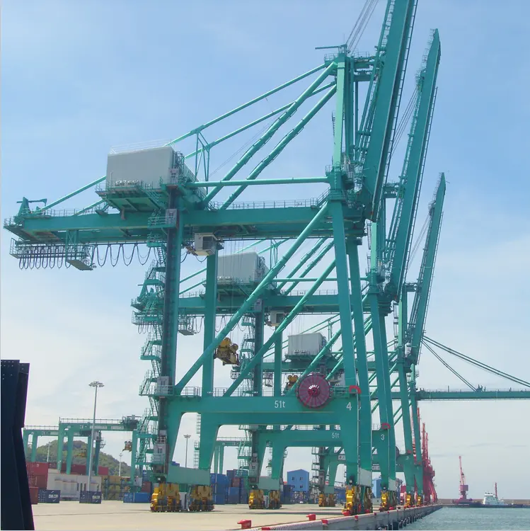 Heavy Duty Container Tàu Di Động Đến Bờ Cảng Crane Điện STS Quay Giàn Cẩu 5 Tấn ~ 800 Tấn Giá Cao Su Lốp Cần Cẩu CE ISO