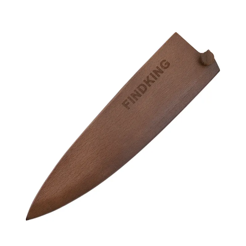 FINDKING marka yeni bıçak kılıfları yüksek kaliteli katı kayın ahşap bıçak kapak mutfak bıçak bekçi ahşap koruyucuları