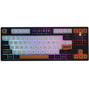 Teclado mecánico con personalidad Virtual War, 140 teclas, QX, altura, PBT, sublimación - Product Image 1