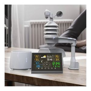 Estación meteorológica Digital automática profesional, pantalla táctil, pantalla colorida, Sensor de temperatura, barómetro perfecto ABS - Product Image 1