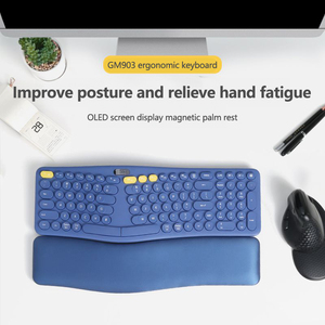 2.4G Wireless Dual Three-mode <strong>Keyboard</strong> Mouse Feet Notebook Silent Scissors Human Desktop <strong>Computer</strong> Office <strong>Keyboard</strong> - Product Image 2