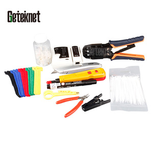 GETEKnet FTTH OEM Glasfaser-Datacenter Benutzer definierte tragbare profession elle Netzwerk-Home-Tool-Kits 11-teiliges Lan für Telekommunikation steile - Product Image 3