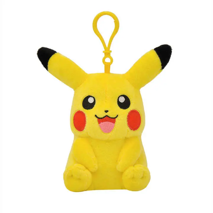 Anime figura Pikachurs Mew Lucario Eevee Charmander Mewtwo mascota muñecos de peluche colgante dibujos animados Pikachues juguetes de peluche llavero