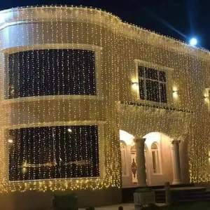 Mit Haken 3 * 3 M USB-Träger-Schleife Licht 300 LED mit Fernzähler-Fenster Weihnachtsgarlande für Hochzeit und Heimdekoration - Product Image 2