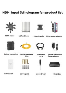 Various <strong>Using</strong> Occasion 3d Hologram Advertising Fan <strong>HDMI</strong>-<strong>INPUT</strong> <strong>Computer</strong> Interactive 3d Hologram Fan 180cm <strong>HDMI</strong>-synchronization - Product Image 2