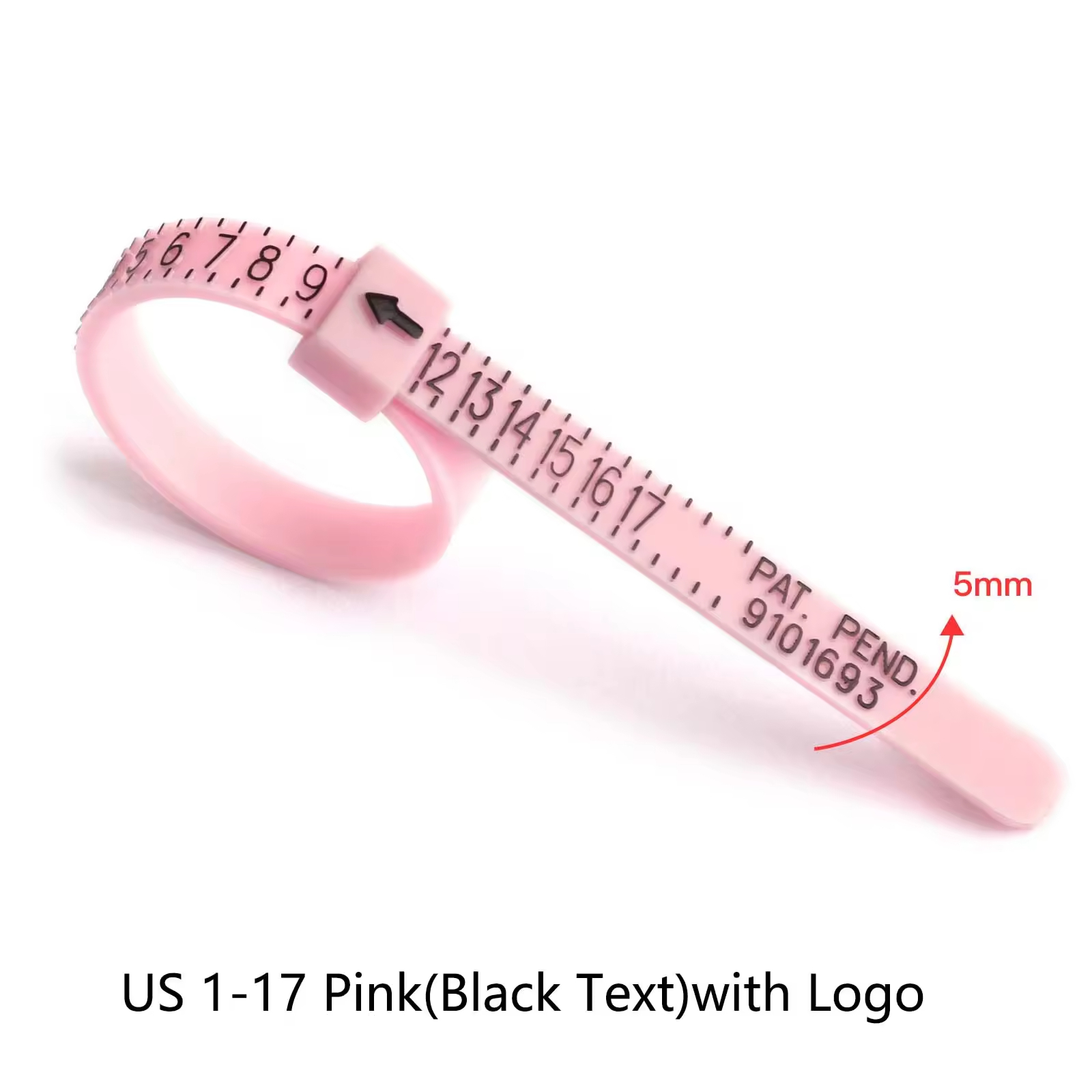 US 1-17 Pink(Black Text)with Logo