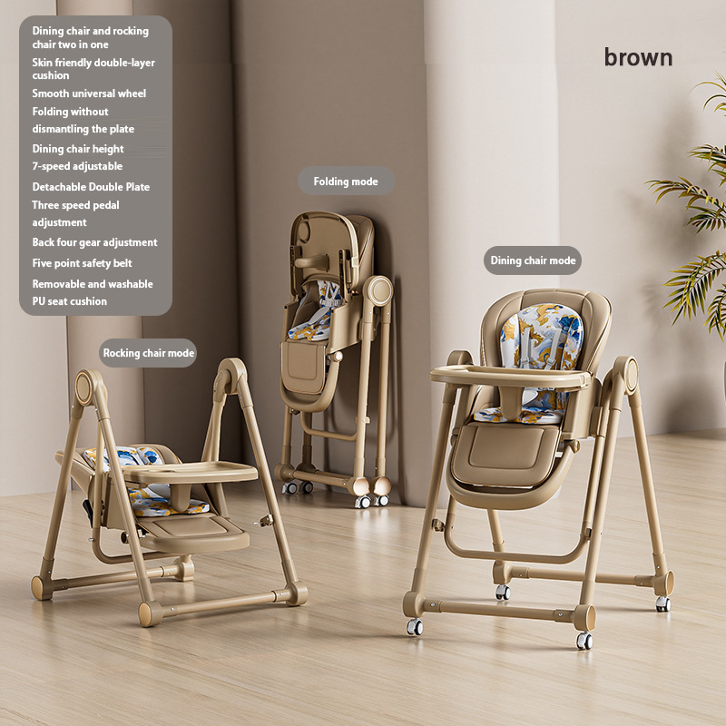 Poulie configuration haute marron moka