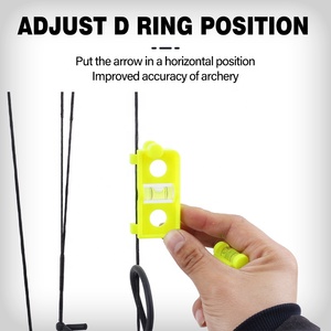 SPG Archery Compound Bow <strong>String</strong> Tuning Level Combination Set Plastic <strong>D</strong> <strong>Loop</strong> Rope Carbon Arrow Rest Adjustable Accessories - Product Image 5
