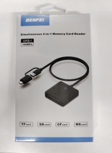 BENFEI存储卡读卡器4 in1 USB usb-c至SD MS CF读卡器适配器与iPhone 15 Pro兼容 - Product Image 6