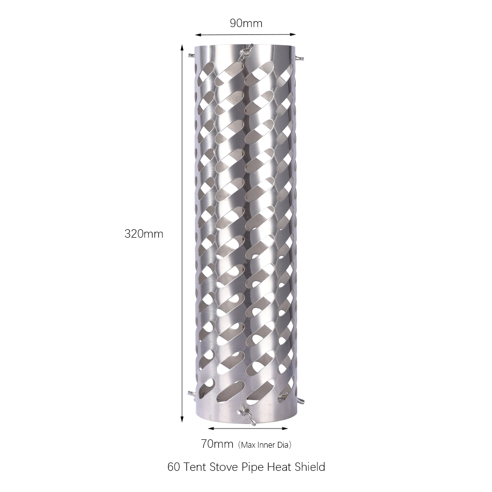 60 Tent Stove Pipe Heat Shield