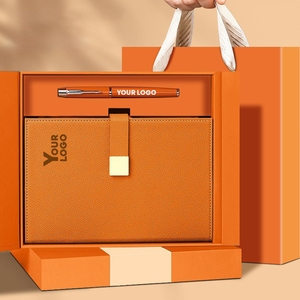 थोक लक्जरी व्यवसाय उपहार सेट पेन और बोतल प्रचार लक्जरी वस्तुओं के साथ अनुकूलन योग्य नोट बुक - Product Image 6