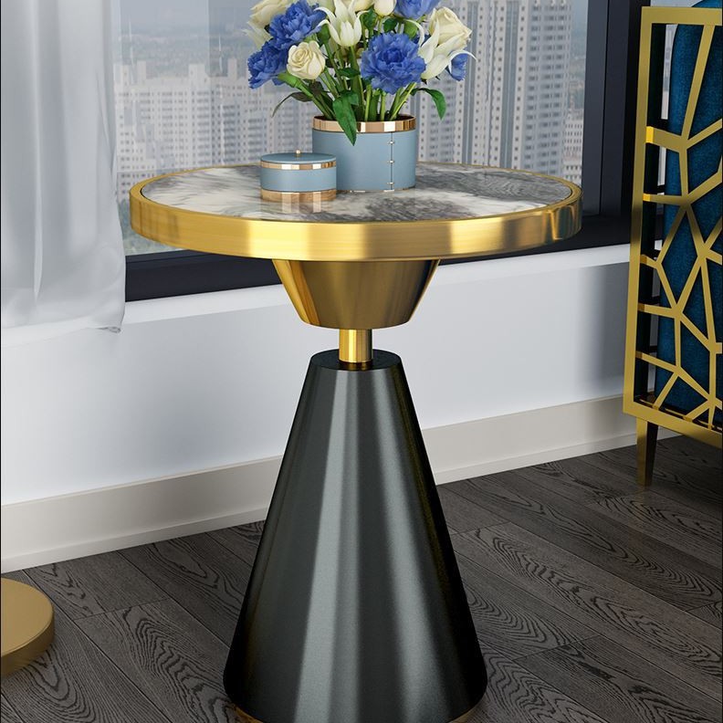 Table d'appoint en acier inoxydable quatorze