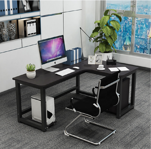AILICHEN Modern and <strong>Simple</strong> Design Style L-shaped Home Desktop <strong>Computer</strong> <strong>Table</strong> Desk Corner <strong>Computer</strong> Desk - Product Image 2