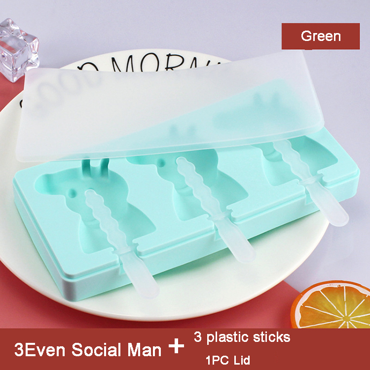 Green 3Even social man Set