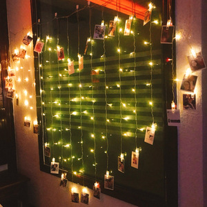 Newish LED сердце в форме бабочки заколки 8 функций Мерцающая подвеска огни домашний декор огни для свадьбы и Дня Святого Валентина занавес свет - Product Image 5