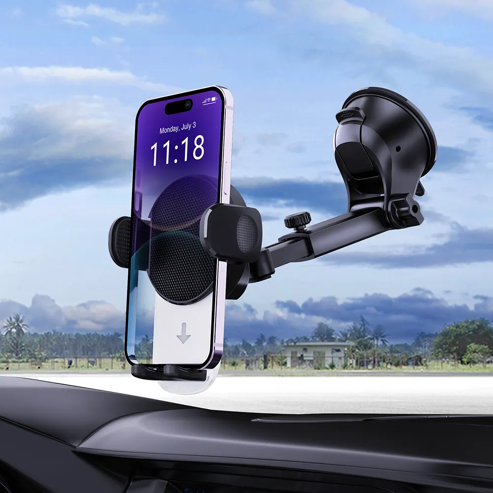 Universal Long Arm 360 Adjustable Flexible Windshield Car Mobile Phone Holders Dashboarad Mount Holder Car CellPhone Support