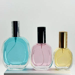 30ml 50ml 100mlホットセール楕円形香水瓶香水アトマイザースプレーボトルねじ付きふた付き - Product Image 3