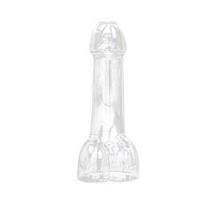创意设计性感阴茎形状玻璃瓶鸡尾酒射击带吸管的玻璃酒瓶