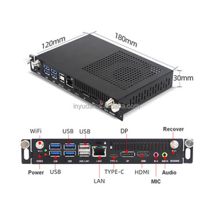 OPS 12th 13th Gen I7 I5 1240P 1260P OPS PC Iris Xe GraphicsFour Screen 4K Display Win System Mini PC OPS Computer with RTX - Product Image 1