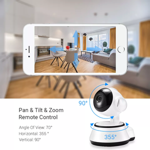 Factory Price Pan Tilt Dog Robot Mini P2P Small CCTV Wifi Smart Net Cam V380 IP Camera Wireless Home Security Cameras - Product Image 3