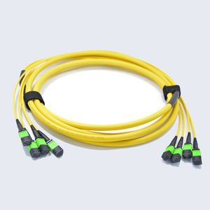 สายแพทช์ออปติคอลไฟเบอร์ออปติก Mpo แบบปรับแต่งได้1ม. 5ม. 15ม. MPO-MPO G657A2โหมดเดียว - Product Image 4
