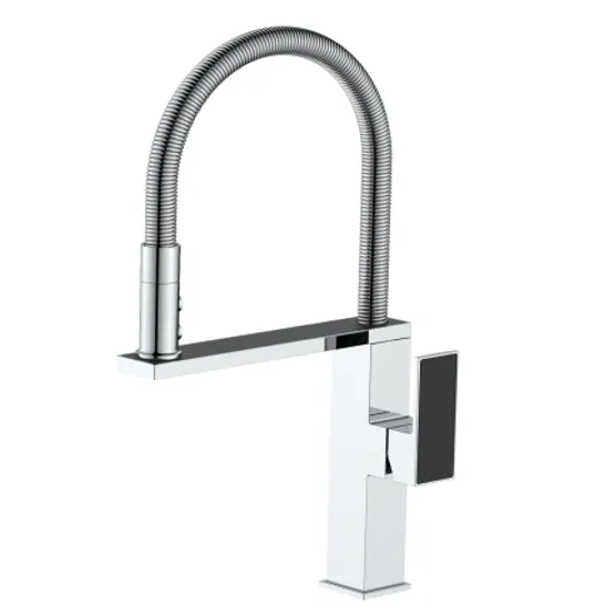 Robinet OEM prix d'usine zinc matériel robinet de cuisine robinet d'évier robinet à 360 degrés