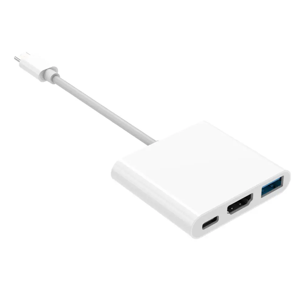 USB C Hub adaptörü 3 1 4K hdmi-uyumlu 3.1 tip C dönüştürücü PD USB 2.0 arayüzü Apple Macbook Macbook Pro adaptörü USB C kablosu