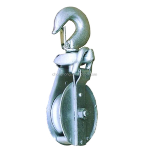 Ròng rọc đơn ròng rọc ròng rọc khối mạ kẽm nhúng nóng với móc Manila dây - Product Image 3