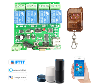 Smart Remote Control Wireless Switch Universal modul 4ch DC 5V 12V 32V 220V Wifi Switch Timer für Smart Home - Product Image 2
