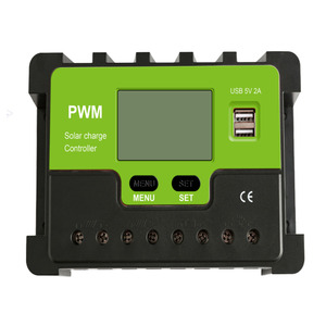 PWM контроллер солнечного зарядного устройства 12 В/24 В 10A 20A 30A 40A 50A 60A контроллер напряжения солнечной панели