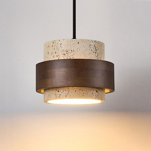 Cổ điển wabi Sabi travertine LED trần đèn Bar khách sạn nhà trang trí treo đèn cho Nhà bếp đảo - Product Image 1