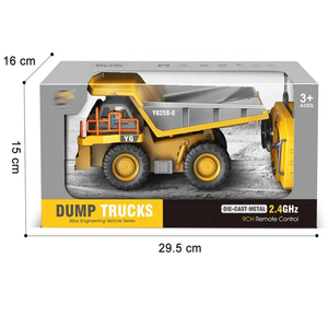 1:20 Alloy Mini 9CH Plastic Construction Vehicle Toys Remote Control Dump Truck With Music and Sounds <strong>Function</strong> <strong>RC</strong> <strong>Car</strong> - Product Image 5