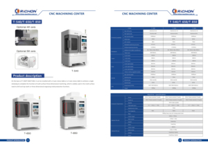 עושר T-850 8000 rpm atc דיוק גבוהה מותאם אישית cnc taching מרכז כרסום 3 4 <span class=keywords><strong>5</strong></span> צירים מכונת cnc אנכי מרכז עיבוד אנכי