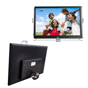 Wholesale Video Music Playback Loop Slideshow Touch Buttons Indoor <strong>Ads</strong> 17 Inch Digital <strong>Photo</strong> Picture <strong>Frame</strong>