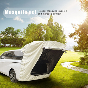 2024 Phong Cách Mới Chất Lượng Cao Tùy Chỉnh Xe <span class=keywords><strong>Roof</strong></span> <span class=keywords><strong>Top</strong></span> Cắm Trại Không Thấm Nước Mềm Bìa Trên Mái Nhà Cổng Sau Di Động Mái Hiên Lều - Product Image 5