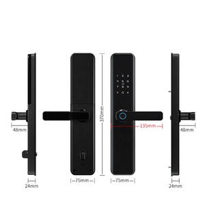 半導体指紋認識モジュールTuyaアプリを備えたリモートホーム電子デジタルWifiスマート指紋ドアロック - Product Image 4
