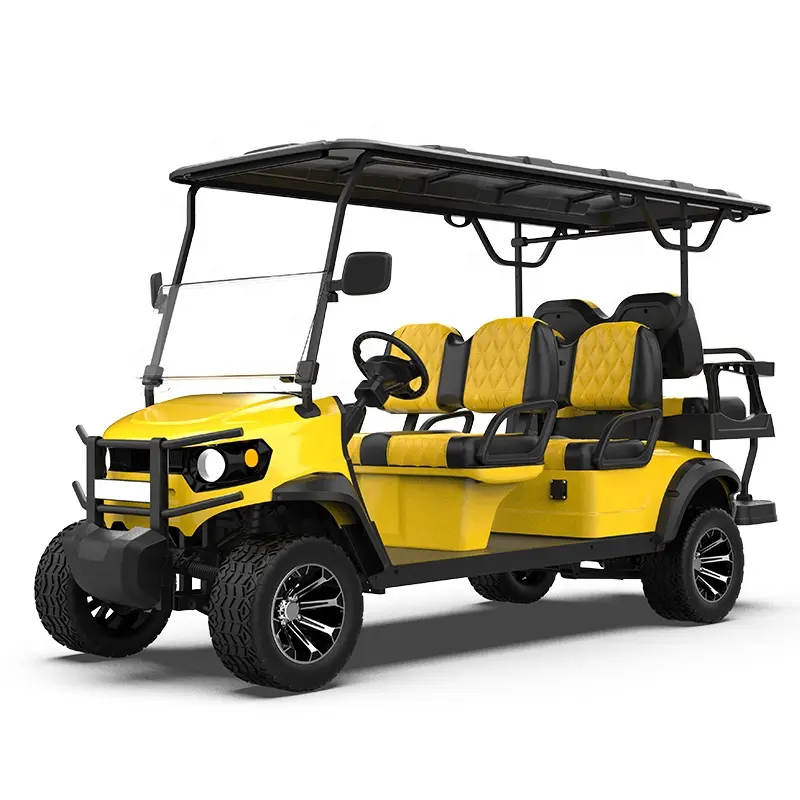 Street Legal Extreme Lifted Advanced Top Brand 4 Seater Motorized Golf Push Cart All Terrain Electric Golf Cart
