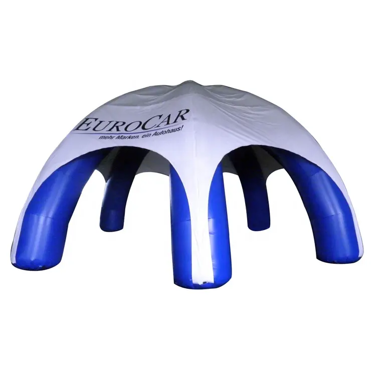 Tenda inflável resistente a UV impermeável para promoção de cúpula de aranha feita sob medida