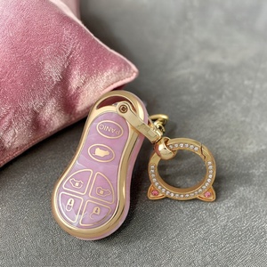 Dod intrepid Neon Stratus Viper Chrysler 300M Keyless từ xa Fob Key trường hợp Bìa bảo vệ 6-nút phụ kiện chìa khóa xe - Product Image 5