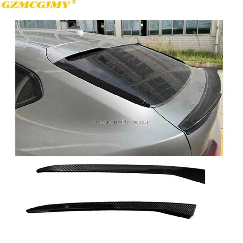 Feuille décorative de verre arrière de voiture en carbone sec de vente chaude adaptée à la feuille décorative de fenêtre en verre arrière BMW X4M F98